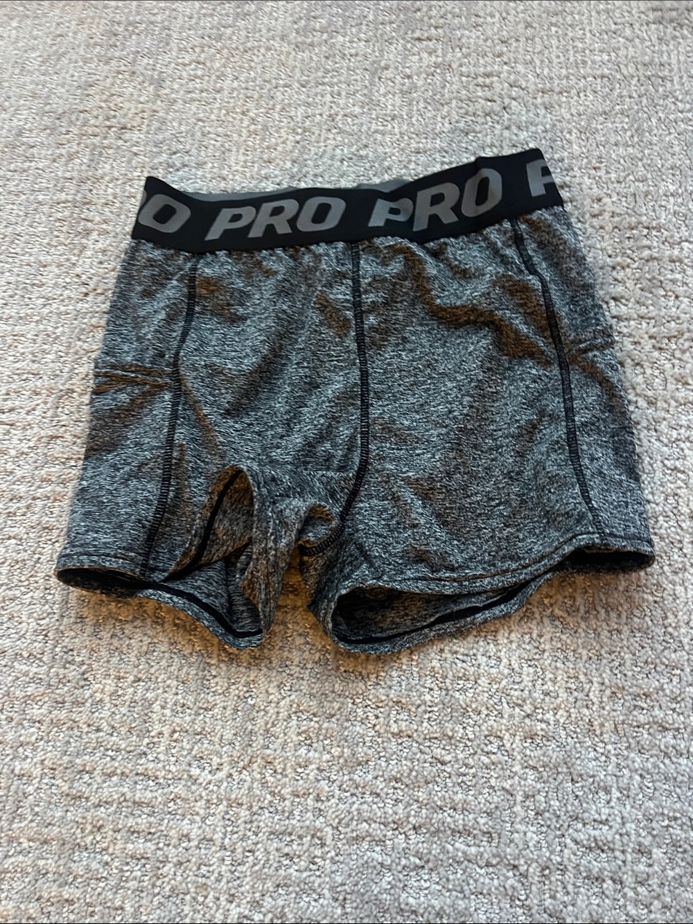 SHEIN Black Gray Athletic Shorts